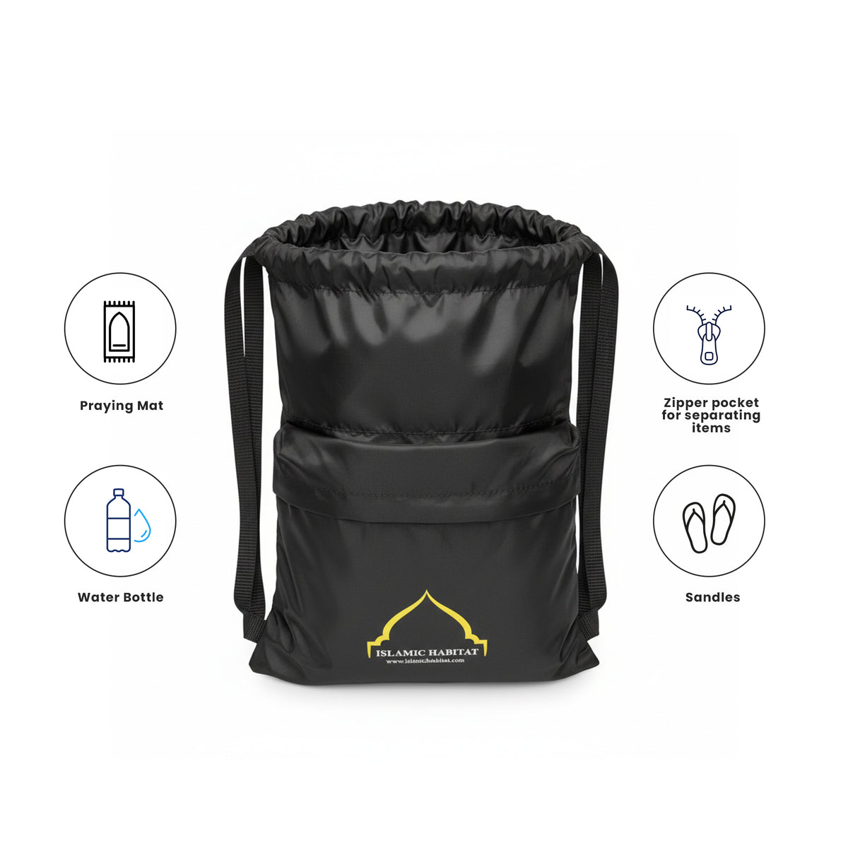 Shoe & Prayer Mat Bag for Hajj & Umrah